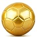 DLUGOPIS Golden Mini Soccer Ball Size 2 Toddler Soccer Ball Small Soccer Ball Kids Soccer Balls Age 38 for Boys Girls Gift Outdoor Grass Game Sport Yard - Image 3