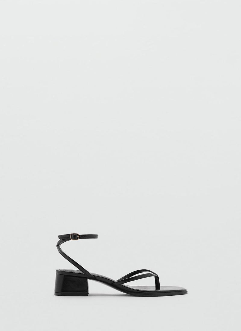 MANGO Strappy Heeled Sandals  - Image 1