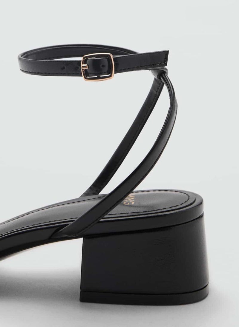 MANGO Strappy Heeled Sandals  - Image 3