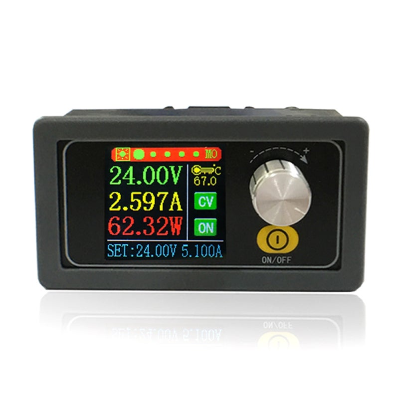 Power Supply: Compact 1.44-Inch LCD Boost Buck - Multi Hardware & Software Protections Digital Control for Electronic Testing, Battery Charging & Industrial Applications - Image 1