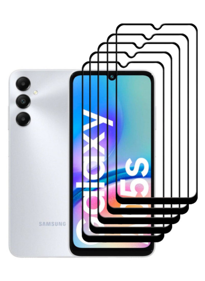 ACLIX 5 Pieces Antistatic ESD Dustproof Premium Quality High Definition Tempered Glass Screen Protector Designed For Samsung Galaxy A05s - Image 1