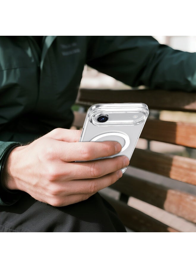 GREEN LION MagSafe Delgado Case iPhone 17 Air with Ultra Drop Protection & MagSafe Compatibility / Camera Protection / Daily Protection - Clear - Image 3