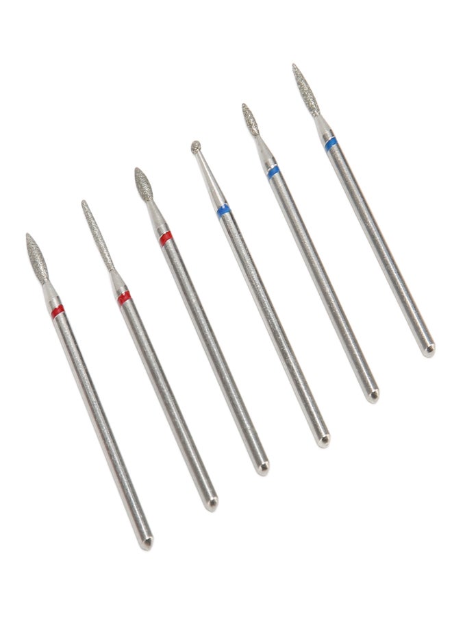 6pcs Cuticle Remover Bit Cuticle Removal Manicure Portable Nail Drill Bit For Nail Art Pedicure - Image 3
