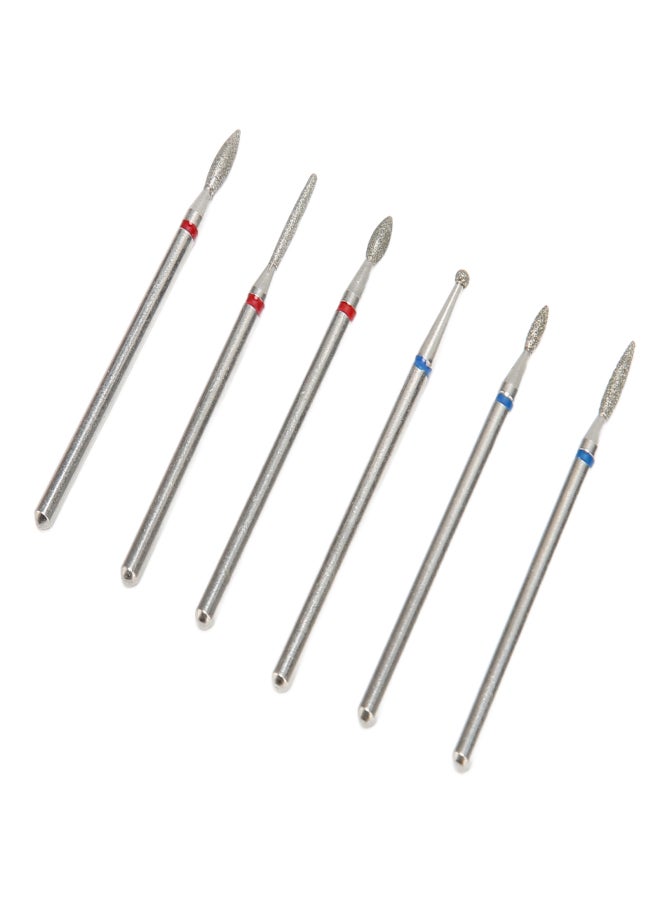 6pcs Cuticle Remover Bit Cuticle Removal Manicure Portable Nail Drill Bit For Nail Art Pedicure - Image 4