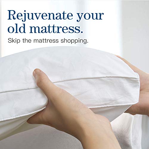 COONP Twin Mattress Topper, Extra Thick Pillowtop, Cooling Plush Mattress Pad Cover Cotton Top Bed Topper Protector with 8-21 Inch Deep Pocket - Image 5