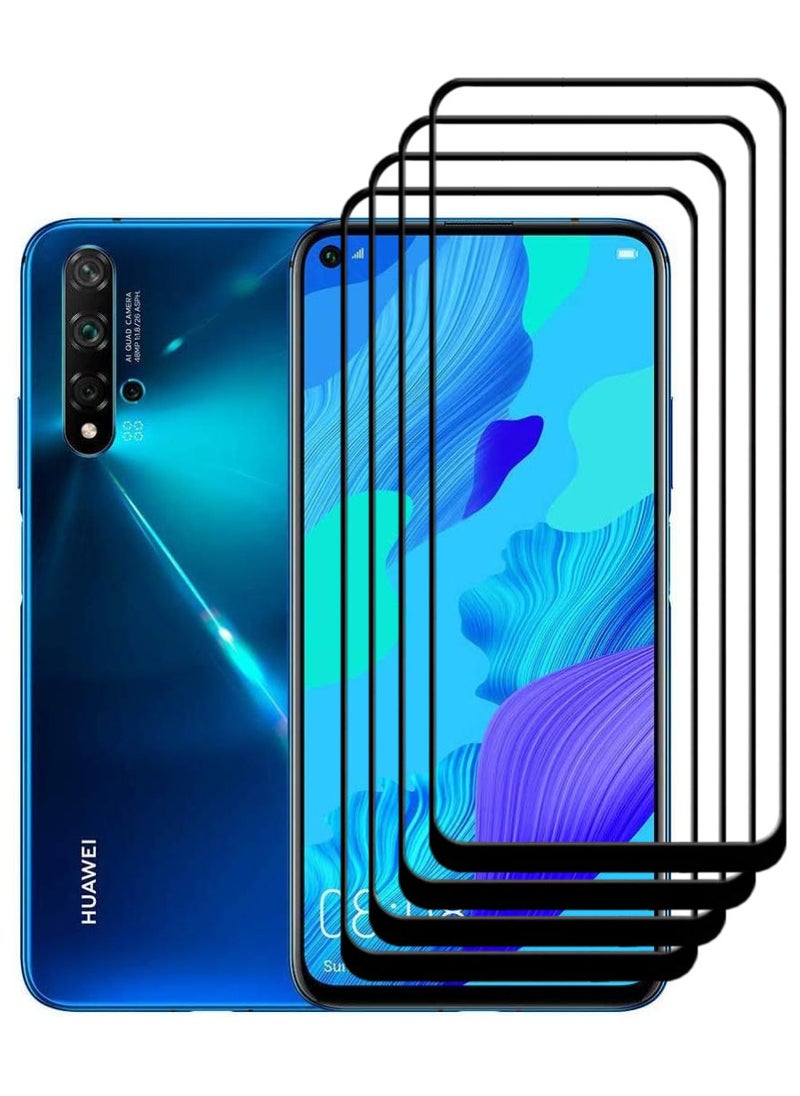 ACLIX 4 Pieces Antistatic ESD Dustproof Premium Quality High Definition Tempered Glass Screen Protector Designed For Huawei nova 5T - Image 1