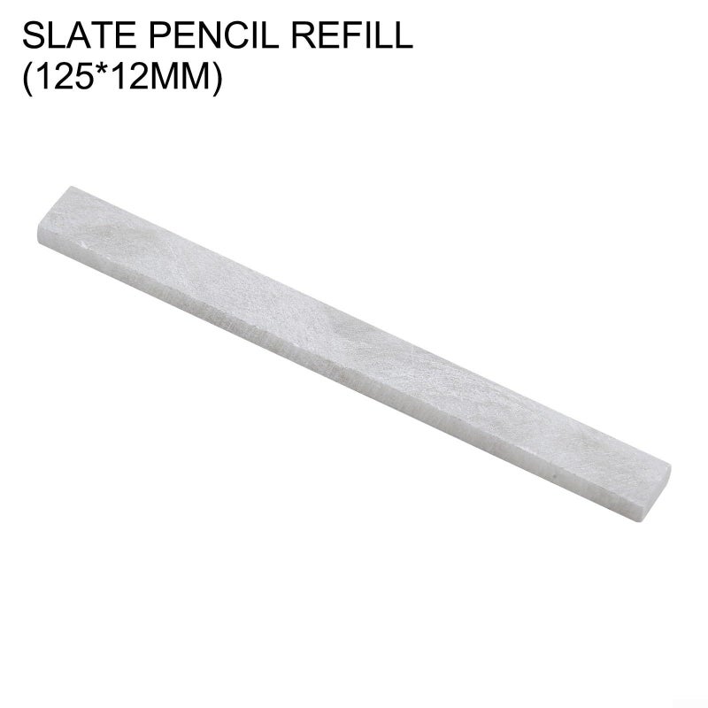 Soapstone Marker with Metal Holder White Slate Pencil Refill for Engineering Marking - Image 5