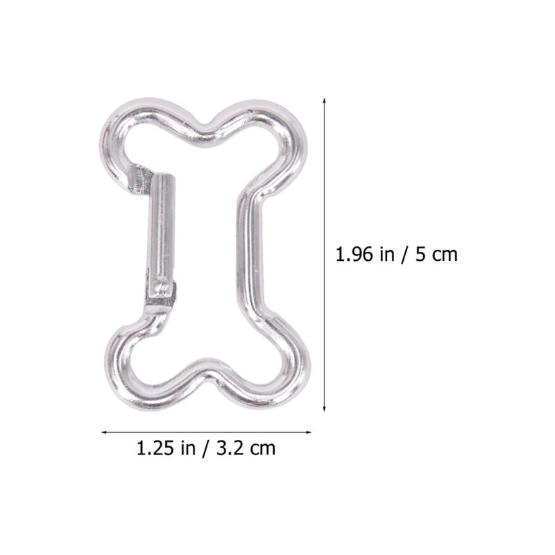 Aluminum Alloy Carabiner Clips 20pcs Multi Functional Outdoor Climbing Buckles For Hiking Camping Bottle Carrier Random Color - Image 3