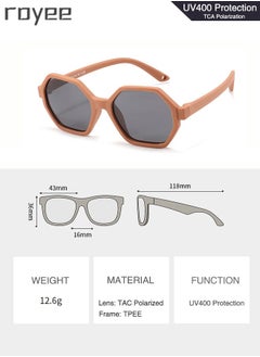 Fashion Baby Sunglasses with Strap Polarized Flexible UV400 for Infant Toddler Boys Girls Age 0-3 Years old-Brown Frame - pzsku/Z3FB69C31CCC6C08FC0F0Z/45/_/1708159657/918db0fb-03c5-458d-90b4-d7bad070f21a