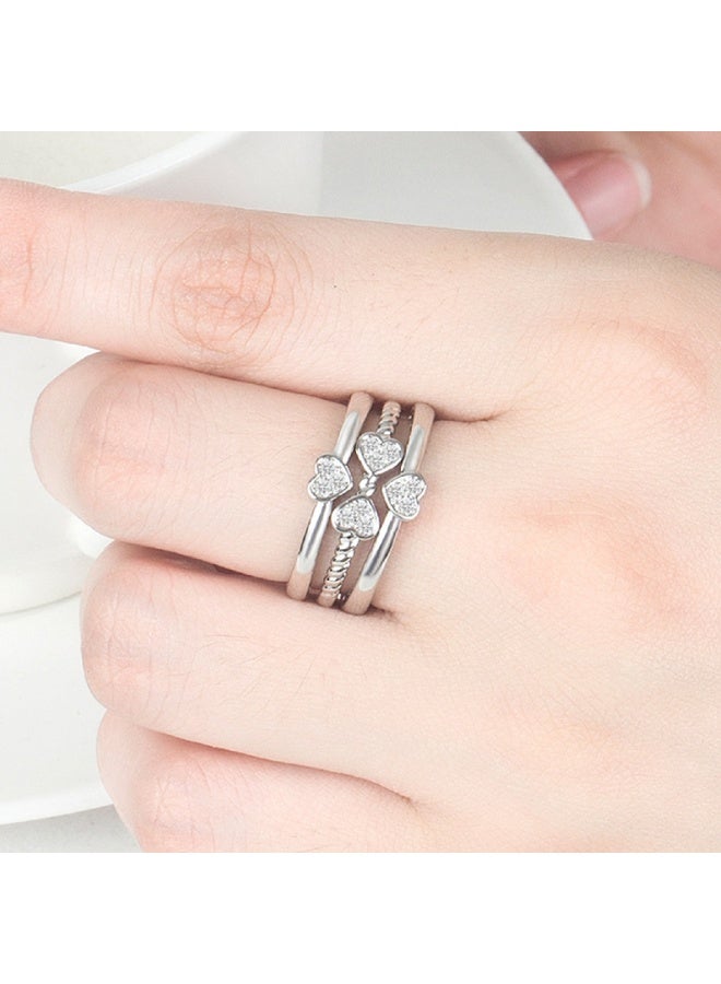 KUYING Fashion Niche High-End Personalized Adjustable Ring  - Image 2