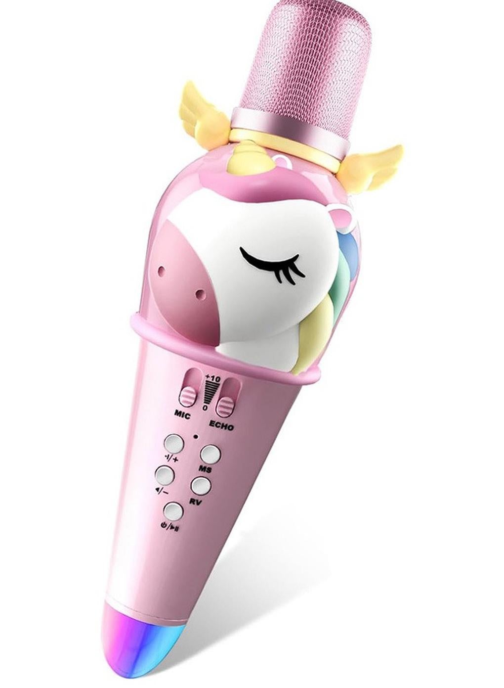 Kids Karaoke Microphone Machine for Kids Toys with Wireless Bluetooth Mic Speaker for Toddler Adults Girls Boys Birthday Gifts toys for 4 5 6 7+ Year Old for Family Home Party
