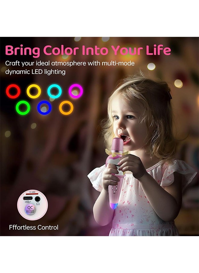ERTYU Kids Karaoke Microphone Machine للأطفال ألعاب مع مكبر صوت ميكروفون بلاوتوث لاسلكي للأطفال الصغار البالغين البنات الأولاد هدايا عيد الميلاد لعب 4 5 6 7 + سنة للعائلة الحفلة المنزلية - pzsku/Z3FB6B5559BD78702E324Z/45/_/1718077525/61e7968e-edd4-4333-bf6f-bb150a5c6af7