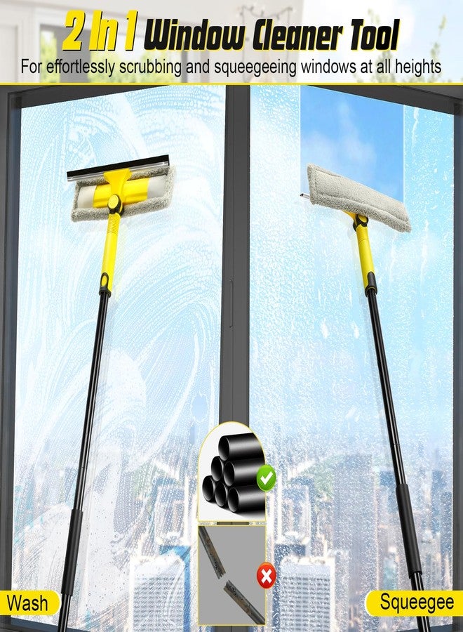 VOUBIEN Professional Window Squeegee with 60" Extension Pole for Home - Image 2
