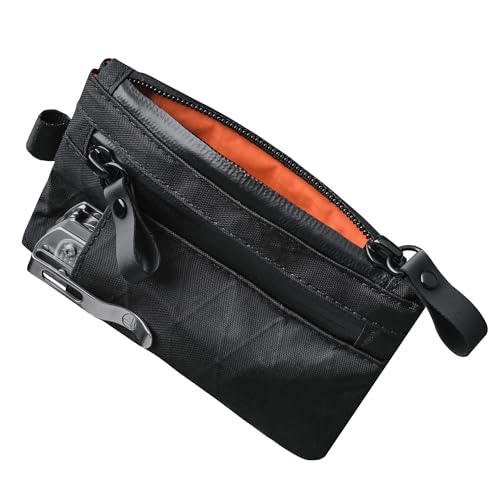 ALPAKA Zip Pouch Pro Black X-Pac VX21 - Minimalism Zipper Wallet - RFID Blocking ID Card Holder - Men’s Wallet with YKK Zippers, Multi-tool Slot, Holds 4-12 Cards, Weather Resistant Fabric - Image 1