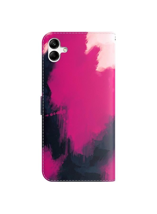 اس-توب جراب لهاتف Samsung Galaxy A04e / F04 / M04 جراب هاتف جلدي قلاب بنمط ألوان مائية - Image 3