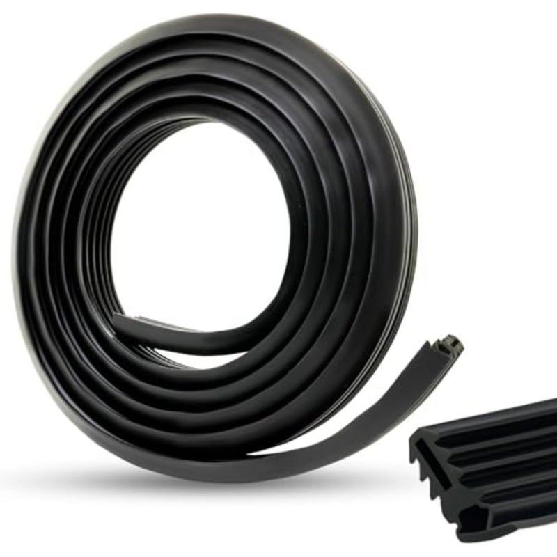 Dishwasher Door Gasket Seal, Rubber, Black, Heat-Resistant and Leak-Proof for Appliance Repair - Image 1