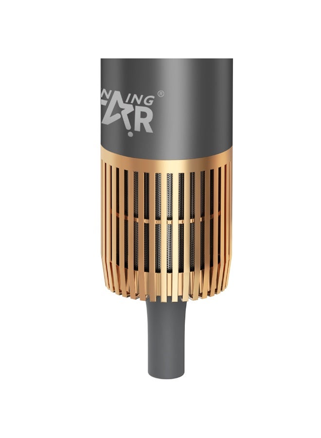 Winning Star Hair Dryer – ST-5834 Equipped with overheat protection, fast and efficient drying, 2 heat settings, 1300W, black. - Image 2