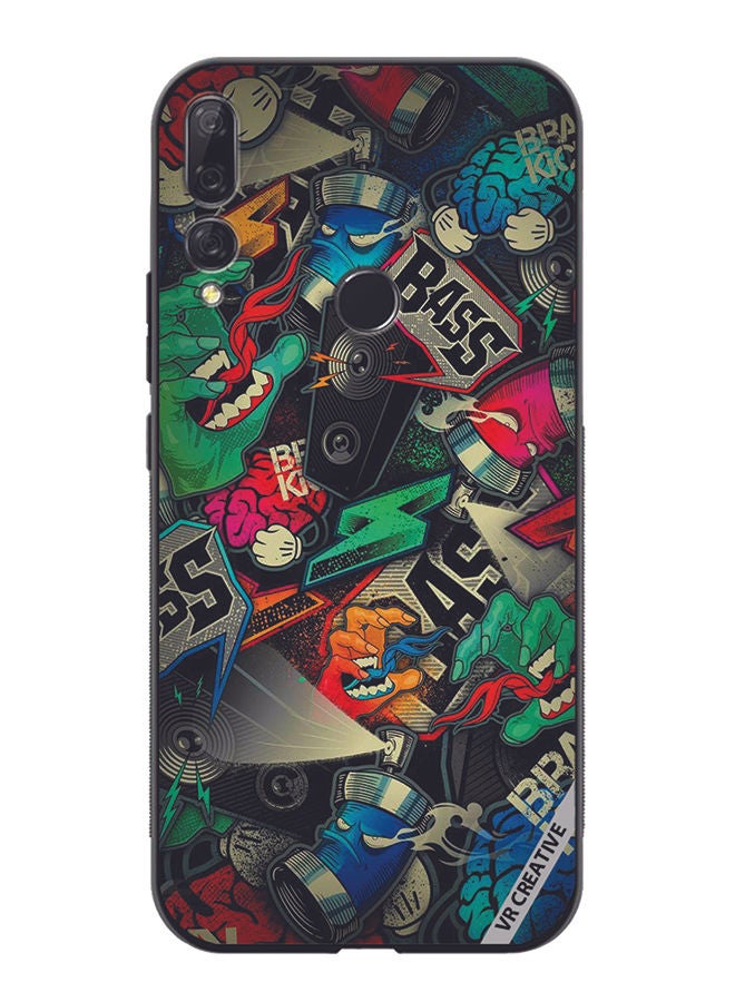 VR CREATIVE Protective Case Cover For Huawei Y9 Prime 2019 Bass Design Multicolour - Image 1