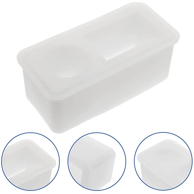 ARTOOL Trinket Tray Resin Art Mold Creative DIY Multipurpose Pencil Pen Stand Silicone Tray Epoxy Resin Desktop Organizer Mould 8x4 Inch C38 - Image 2