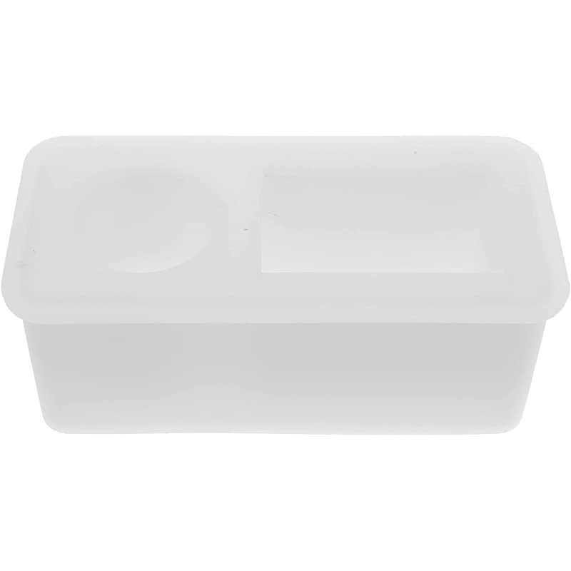ARTOOL Trinket Tray Resin Art Mold Creative DIY Multipurpose Pencil Pen Stand Silicone Tray Epoxy Resin Desktop Organizer Mould 8x4 Inch C38 - Image 1