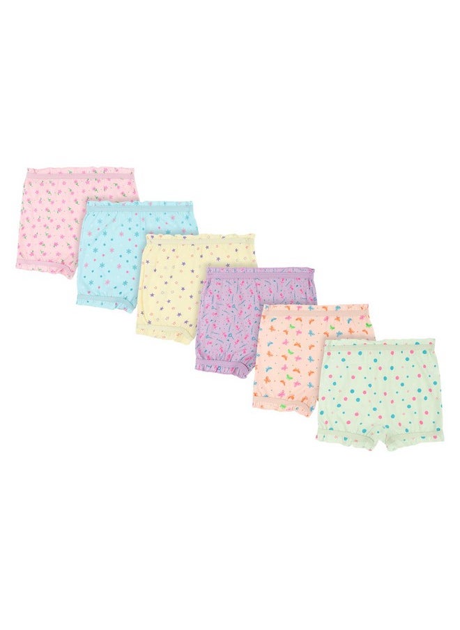 Bodycare BODYCARE Trunks Cotton Printed Unisex Bloomer Pack of 6 Multicolour (Color & Print May Vary)  - Image 1