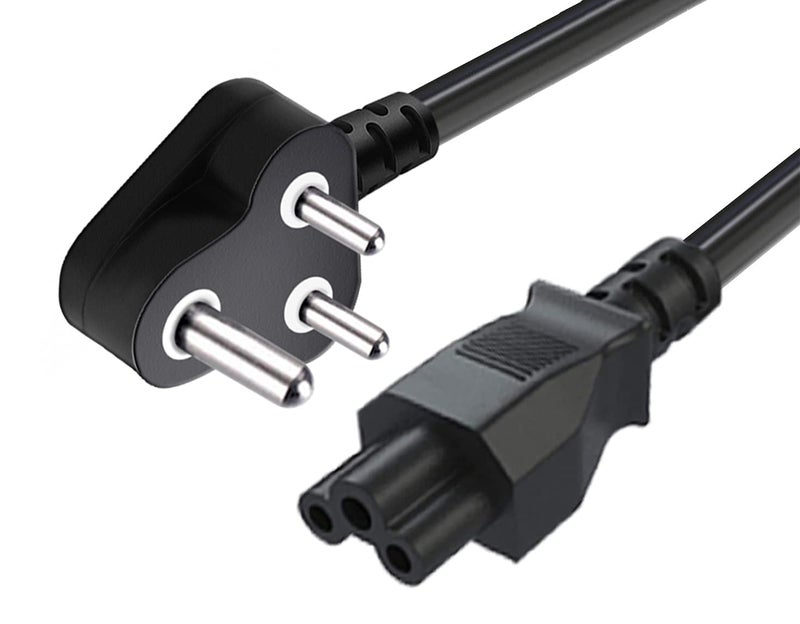 FEDUS 3 Pin AC Laptop Power Cord Cable Notebook Computer Replacement Charger Wire 18AWG Laptop Adapter Charger Power Cord Universal Mickey Mouse Connector 1 Meter - Image 1