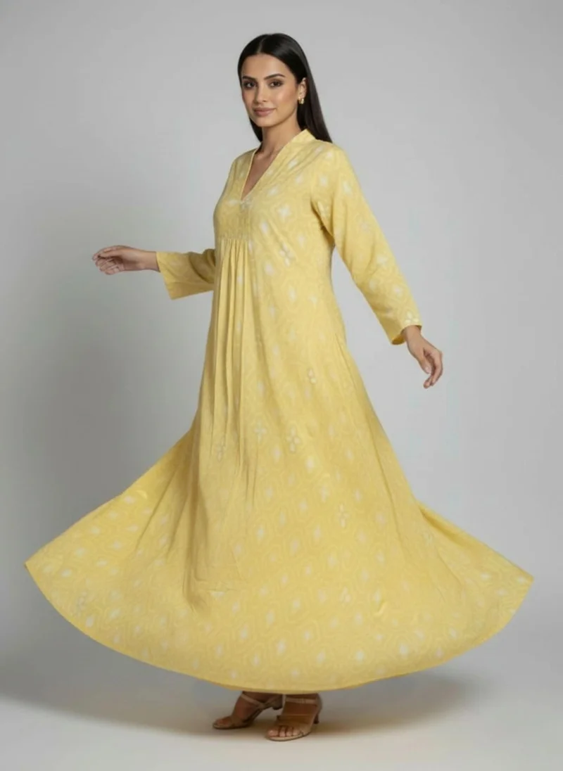 نور Sunshine Breeze Maxi Dress