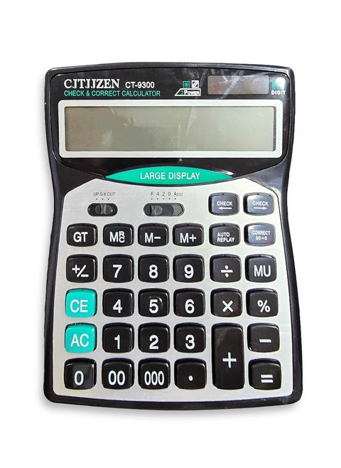 Superior calculator, CT-9300, display, local number key, 14-digit power, extra large screen for offices, accountants, and personal use at home or school
