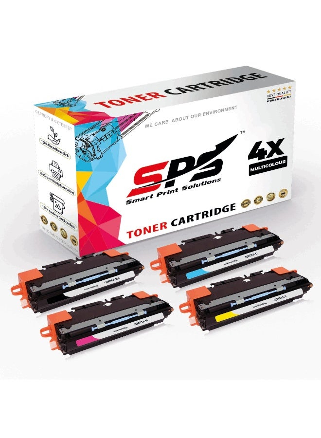 Smart Print Solutions SPS Compatible Toner Cartridges for HP - 308A | 4x Multicolor | Yield upto 6,000 Pages - Image 1