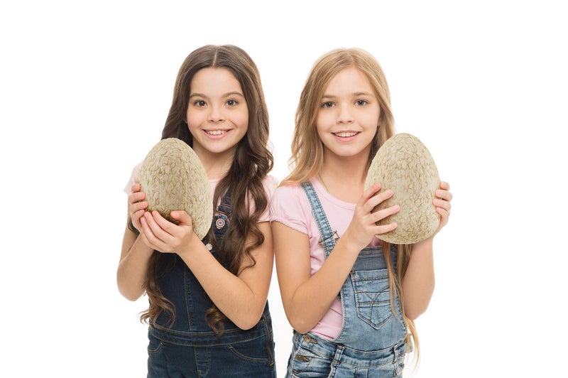 Dan&Darci Jumbo Dino Easter Egg - Unearth 12 Unique Large Surprise Dinosaurs in One Giant Filled Egg -Easter Gifts for Kids - Discover Dinosaur Archaeology Science STEM Crafts Gifts for Boys & Girls - Image 2