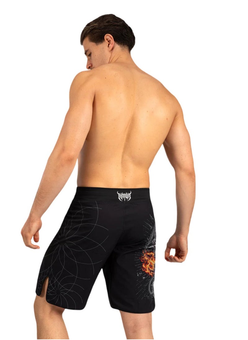 VENUM - VENUM GLADIATOR 5.0 FIGHTSHORTS BLACK/SILVER - Image 1