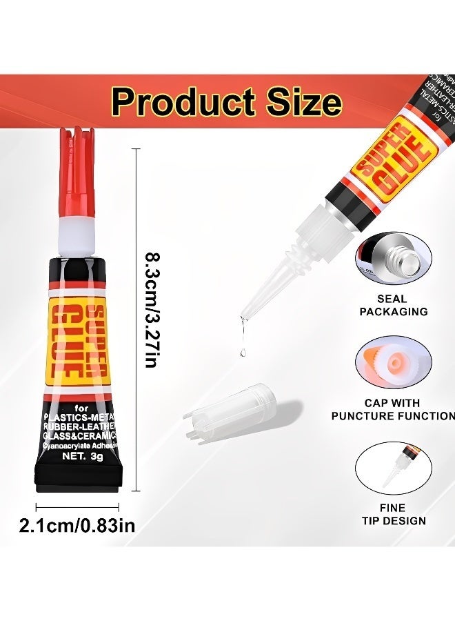 سوبر جلو غراء سائل شفاف سريع الجفاف وسهل التحكم ولا يتسبب في فوضى مثالي لصناعة البطاقات أو لصق الصور الورقية والزخارف الخفيفة يجف بشكل شفاف ليحافظ على نظافة الأعمال - Image 5