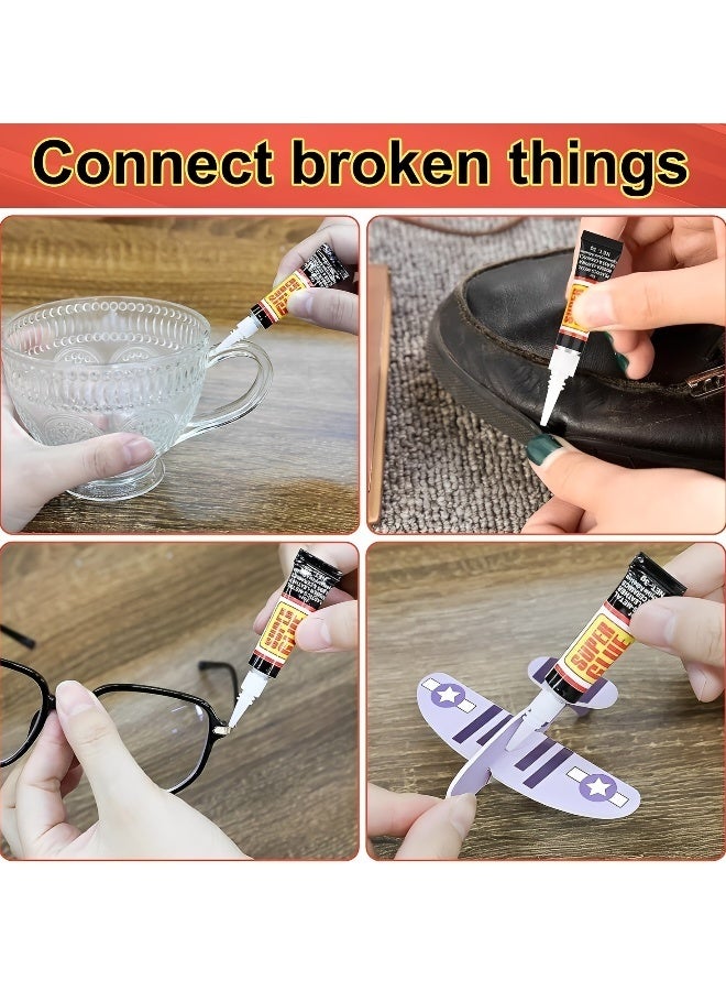 سوبر جلو غراء سائل شفاف سريع الجفاف وسهل التحكم ولا يتسبب في فوضى مثالي لصناعة البطاقات أو لصق الصور الورقية والزخارف الخفيفة يجف بشكل شفاف ليحافظ على نظافة الأعمال - Image 3