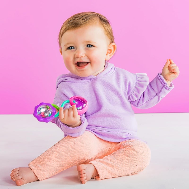 برايت ستارتس ألعاب الأطفال من نوع “Kids 2 Rattle And Shake Barbell Rattle”， متعددة الألوان، رقم المنتج: 8672 - Image 1