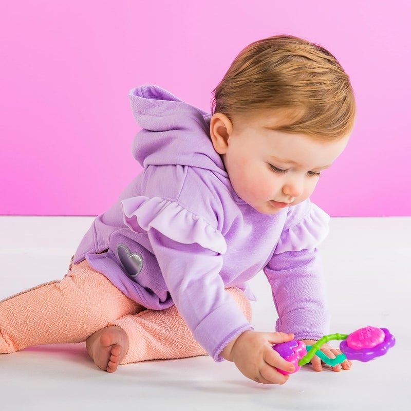برايت ستارتس ألعاب الأطفال من نوع “Kids 2 Rattle And Shake Barbell Rattle”， متعددة الألوان، رقم المنتج: 8672 - Image 2