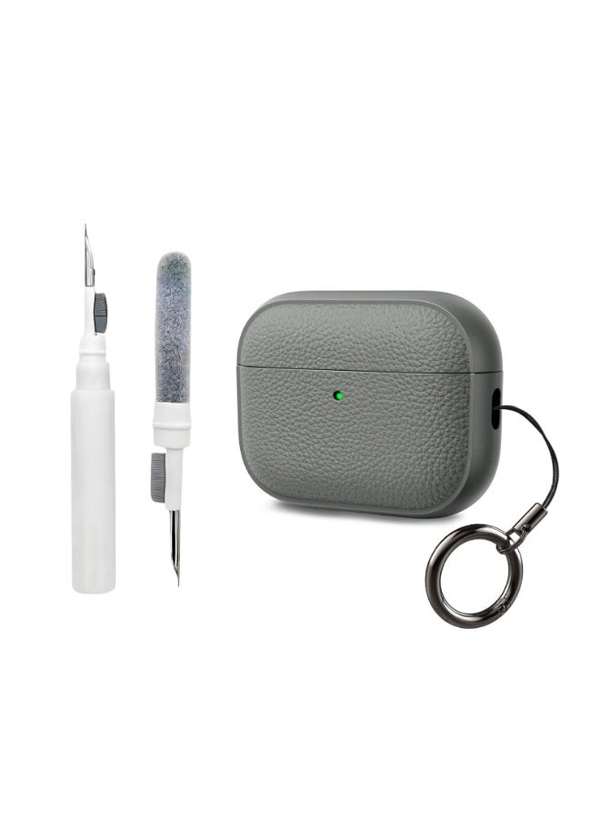 Arabest AirPods Pro 3 Case, Soft TPU Case for Apple AirPods Pro 3 with Hand Strap, Leather Touch Design Airpods Pro 3 Case - Image 1