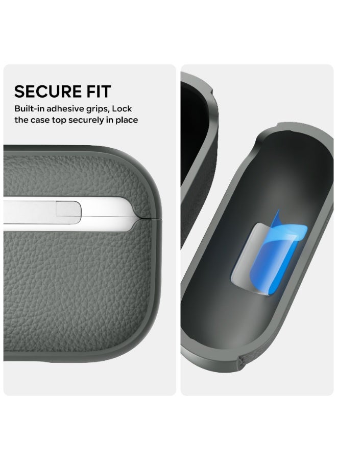 Arabest AirPods Pro 3 Case, Soft TPU Case for Apple AirPods Pro 3 with Hand Strap, Leather Touch Design Airpods Pro 3 Case - Image 4