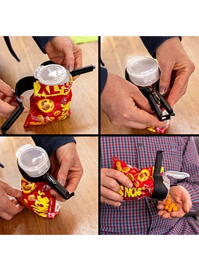 Casa Set Of 4 Shoulder Closing Clips Kitchen Clip Clip For Bags Snack Dispenser Freshness Clip Clip For Bags Clip For Bags Clip For Bags - Image 4