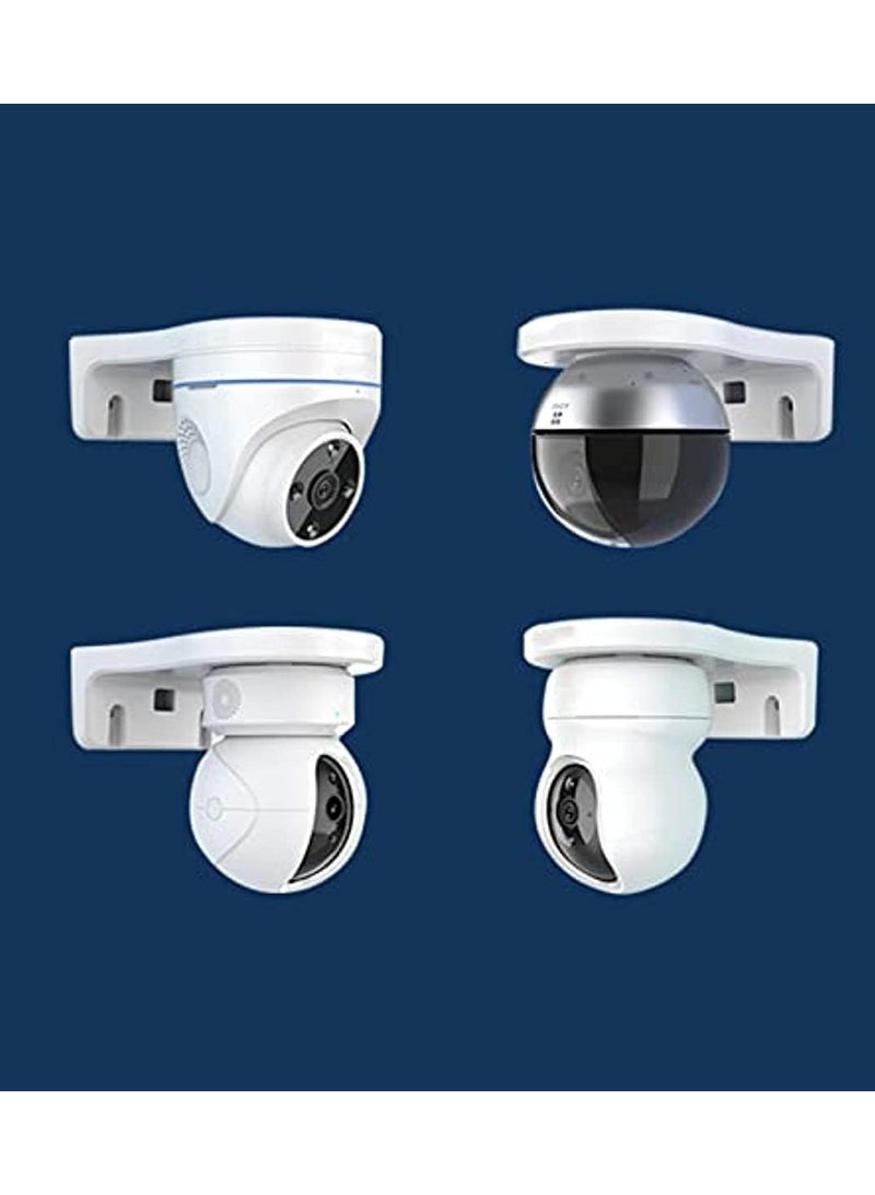 2 حزمة واي فاي جدار جبل قوس لكاميرا IP EZVIZ C6 C4 سلسلة سهلة التركيب، حامل كاميرات PT البلاستيكية أنظمة الأمن الداخلي، ودعم كاميرات CCTV IP إدارة الكابلات - Image 4