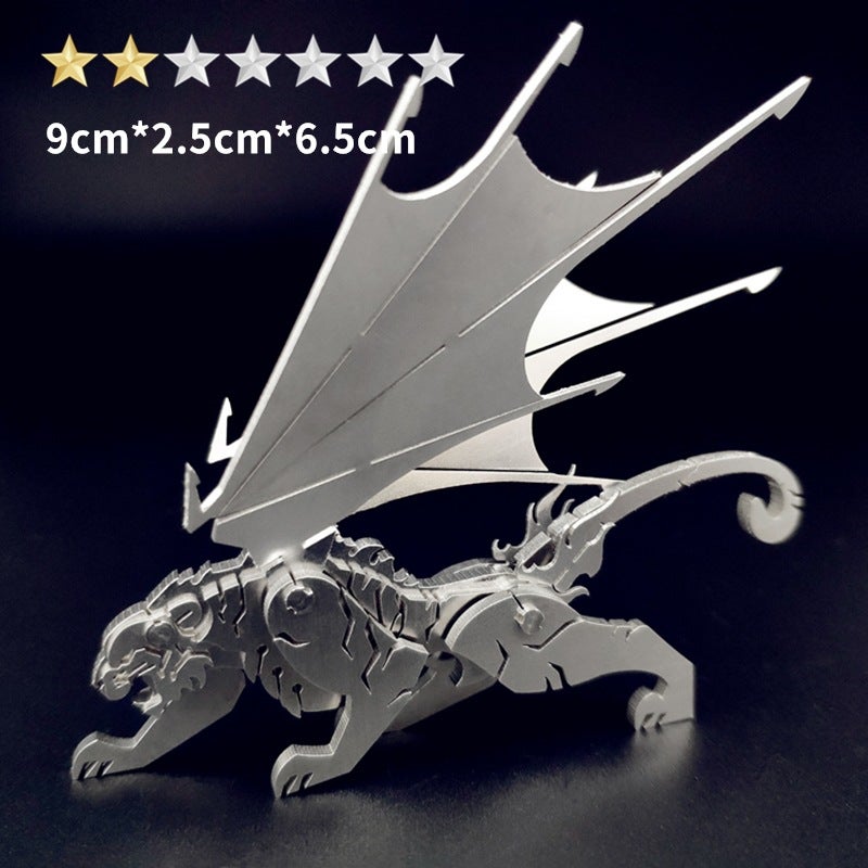 Steel Warcraft 3D Metal Jigsaw Puzzle Assembled Model Stall Adult Children Handmade Diy Gift Educational Toys - Image 1