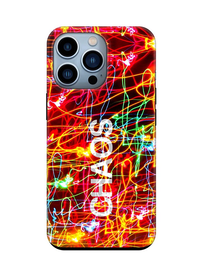 Stylizedd Tough Pro Series Case for iPhone 15 Pro Dual Layer Hybrid PC TPU Customized Mobile Cover Matte Finish Phone Case - Chaos - Image 1