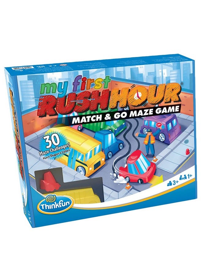 thinkfun My First Rush Hour - Engaging Brain Game For Kids | Stimulating Stem Toy | Enhances Logic, Matching, Colors, And Shapes Skills | Best Gift For Toddlers  - Image 1