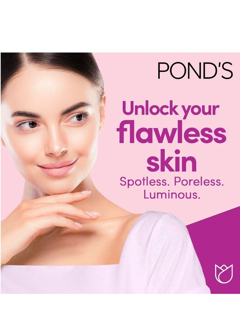 Pond's Flawless Radiance Facial Foam Cleansing and Exfoliating with Niacinamide and Vitamin E, Even-tone Glow, gives Blemish-Free Skin, 100g PACK OF 2  - Image 4
