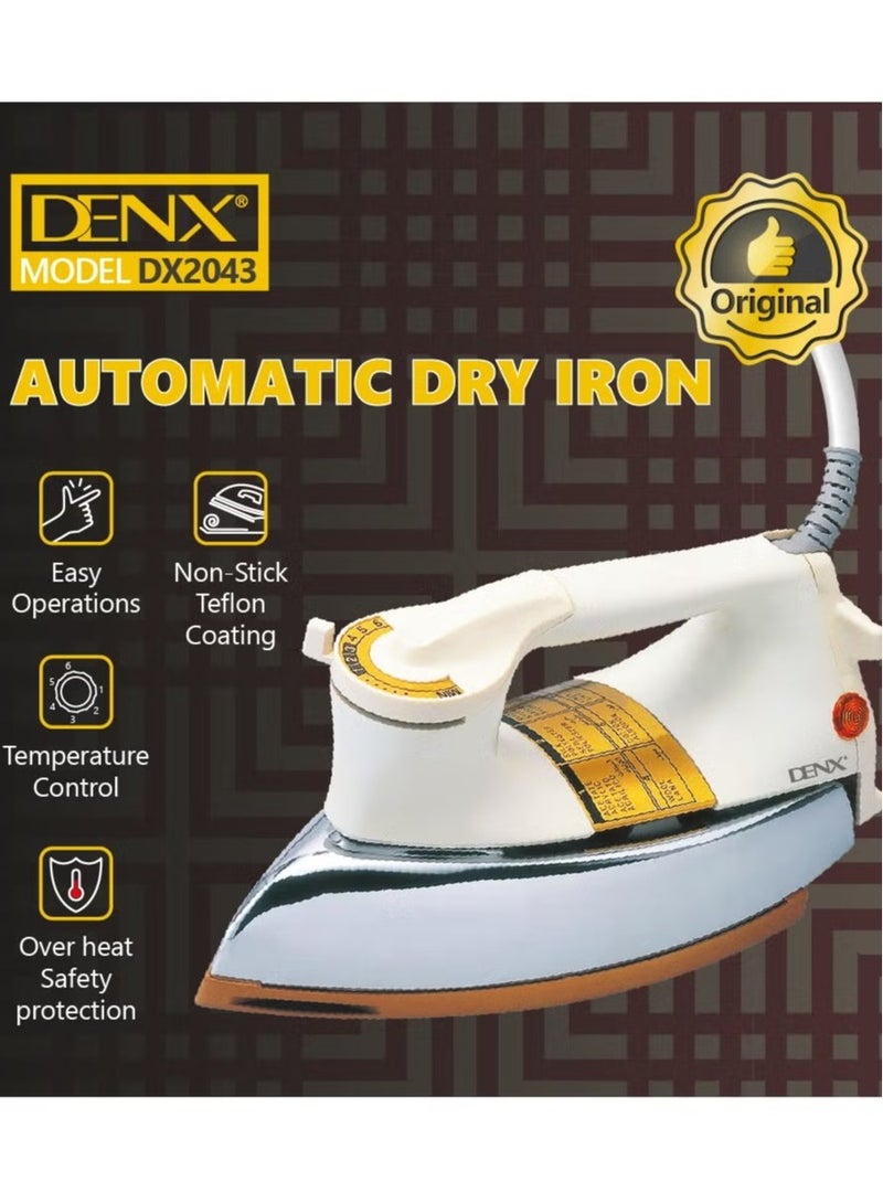 Denx An automatic iron with an advanced safety system and various temperature settings for ironing various clothes - Image 5