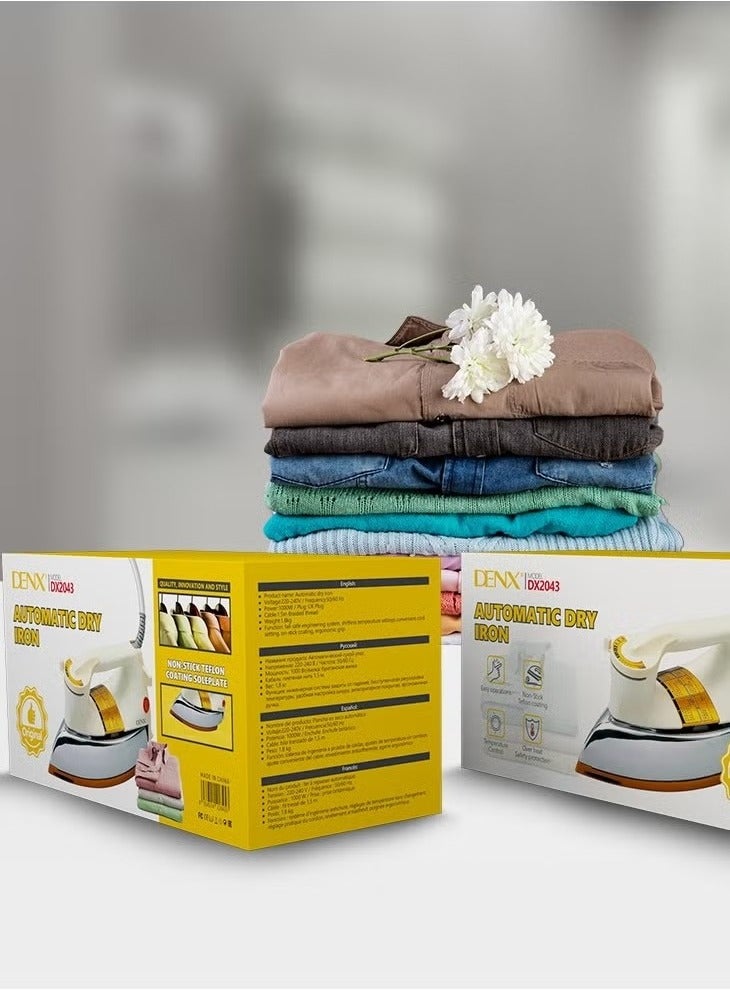 Denx An automatic iron with an advanced safety system and various temperature settings for ironing various clothes - Image 3