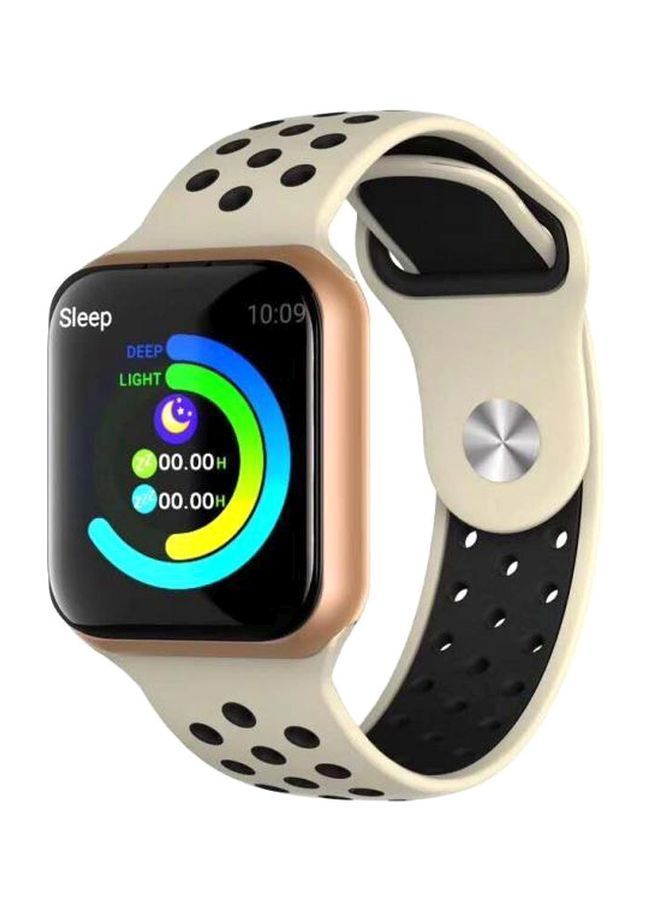 نيبمينينت ساعة يد ذكية طراز F8 أبيض/ أسود