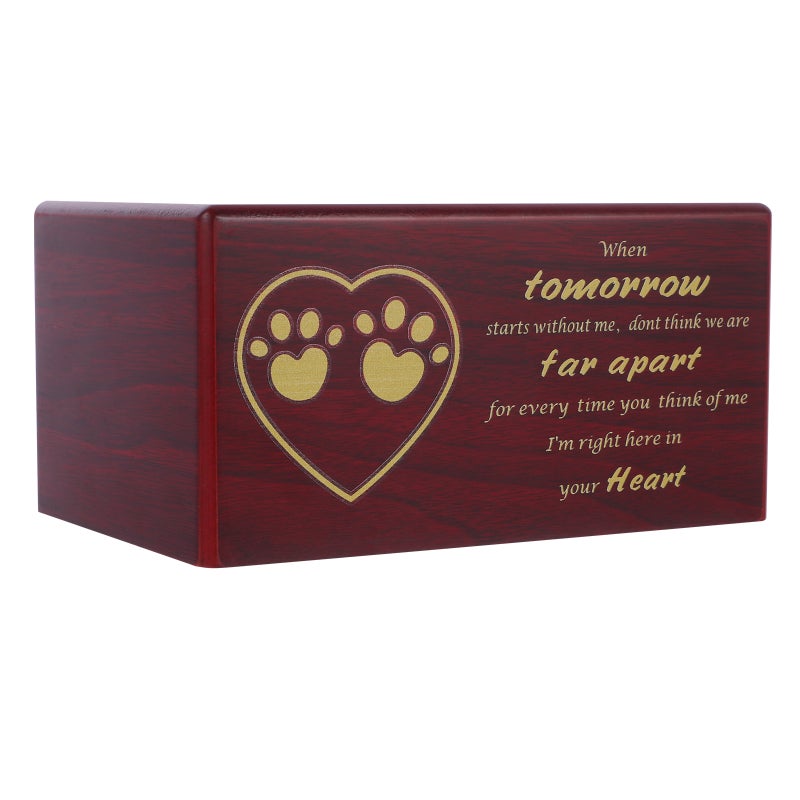 Memorial Keepsake Pet Memorial Remembrance Urn Box Pet Urn - Image 1