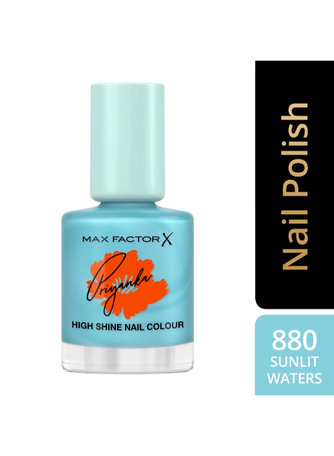 Max Factor X Priyanka Chopra Miracle Pure Nail Polish - 880 - Sunlit Waters, 12ml - Image 2
