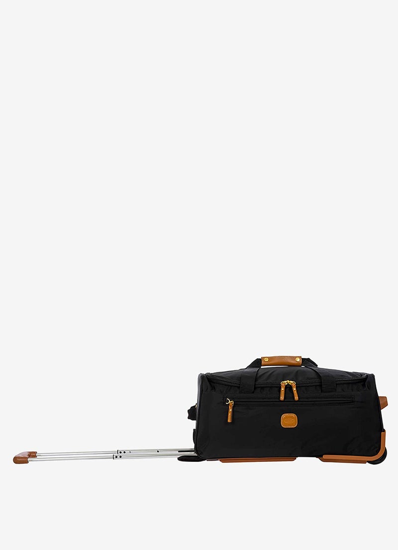 Bric's X-Bag Rolling Duffel Bag - 21 Inch Carry On Travel Bag for Men and Women - Luxury Weekender Luggage - Black - Image 1