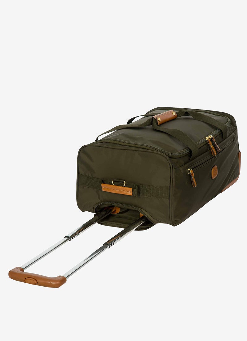 Bric's X-Bag Rolling Duffel Bag - 21 Inch Carry On Travel Bag for Men and Women - Luxury Weekender Luggage - Black - Image 5